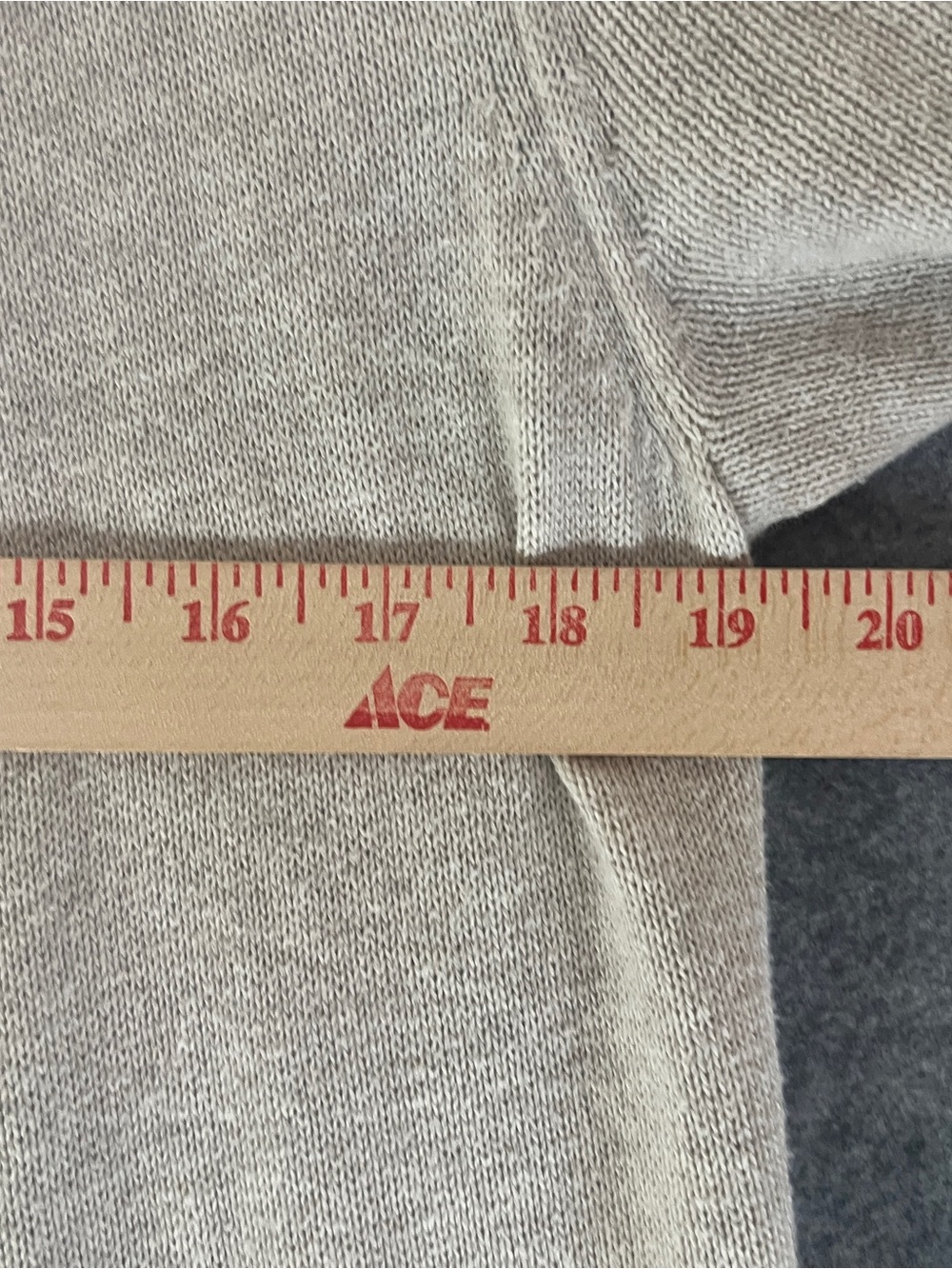 EILEEN FISHER Oatmeal Organic Cotton Open Front Draped Cardigan Petite Small PS - Picture 8 of 11